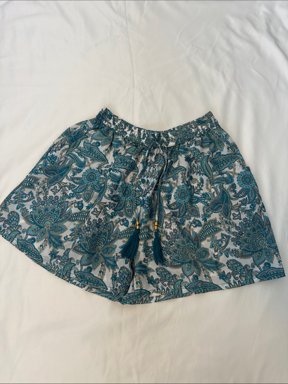 EYA Collection – Paisley Silk Shorts